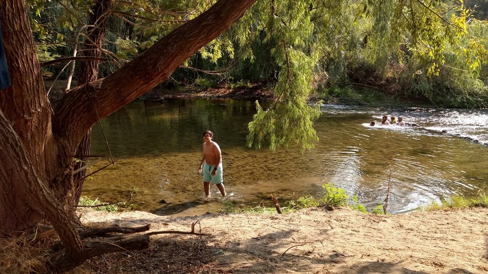 Mesas y áreas de picnic en Camping Chita Que Lindo
