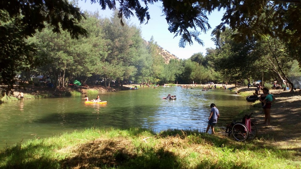 Entorno campestre del camping