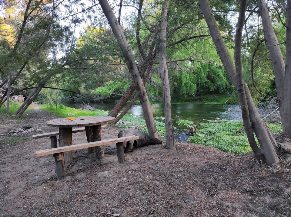 Sector de esparcimiento y descanso en Camping Chita Que Lindo