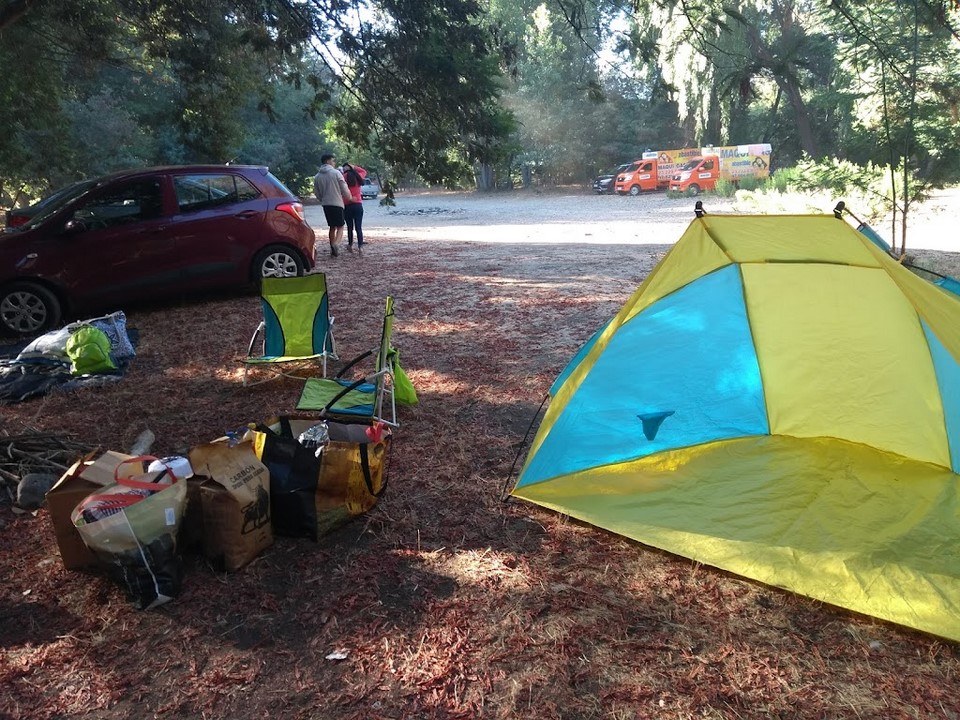 Vista panorámica del sector de lagunas
